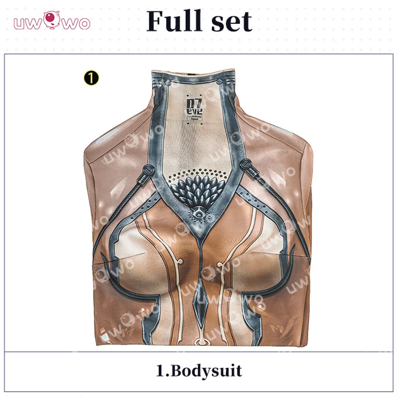 UWOWO Collab Series:  Game Stellarr Bladee Eve Skin Suit Female Jumpsuit Cosplay Costume Bodysuit Halloween Costume