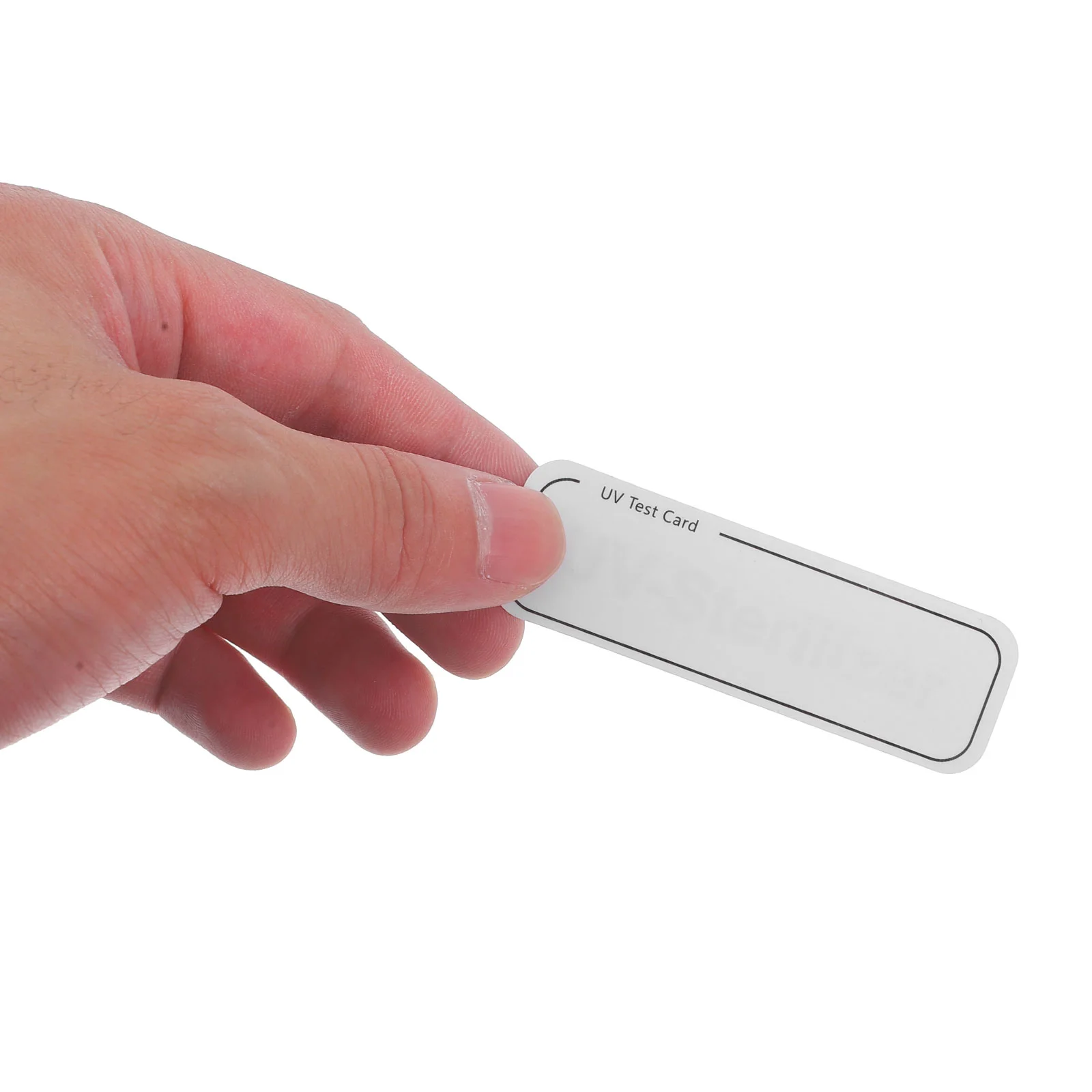 10 Pcs UV Intensity Strip Indicator Test Card Skincare Anti-UV Rays Testing Device for