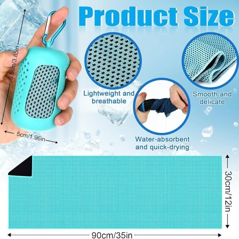 1/2 pezzi asciugamano sportivo - Travel Towel Quick Dry recensione e prezzo
