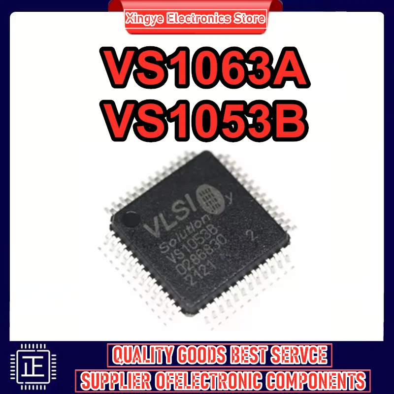 2PCS VS1063A VS1053B VS1053B-L VS1063A-L VS1053 LQFP-48 IC Chip 100% New Original in stock