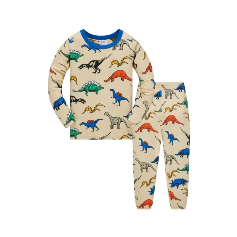 14+ Years Kids Pajamas Set, Boys Girls Long Sleeve Home Wear, Cute Bear Print Sleepwear for Toddlers