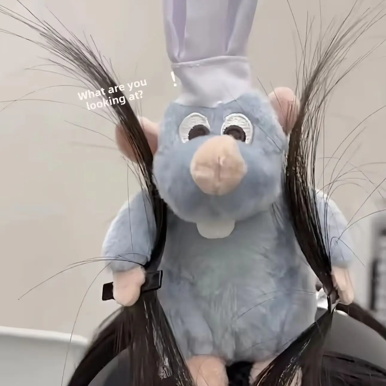 Ratatouille Mauskopf-Haarband, Capybara Lustiges Plüsch-Haarreif, Halloween-Deko, Capibara Damen-Haarband, Make-up-Kopfschmuck, Haarspange