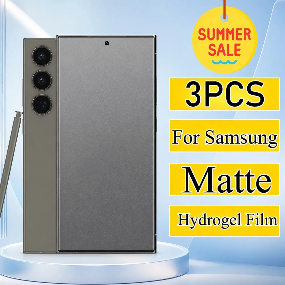 3 Stück Matte Hydrogel-Folie für Samsung Galaxy A05 A06 A07 A15 Anti-Reflexions-Displayschutz für Samsung Galaxy A16 A17 A23 A24 4G