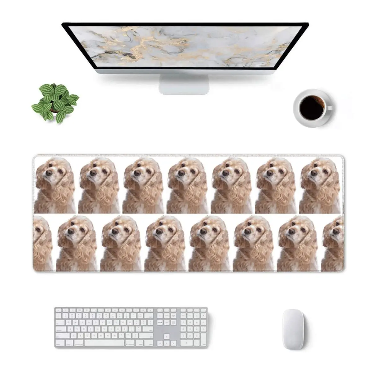 Large Mouse Pad American Cocker Spaniel Dog Animal Gamer PC Laptop Mats Keyboard Carpet Computer Gaming Office Desk Mat