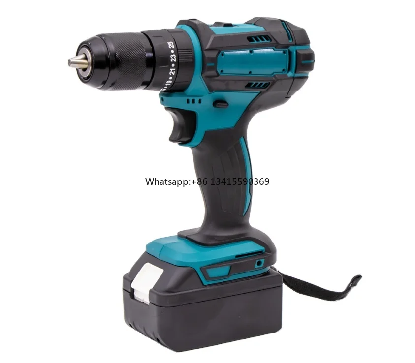 

Industrial Li-ion Battery Power Cordless Impact Rotary Hammer Drill Multi Function Electric Hand Drill 13mm Electric Screwdriver