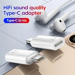 IOS Female to Type C Male Adapter For iPhone 16 15 Xiaomi Huawei ipad Wired Headset Converter USB C to ios Earphone Audio AUX