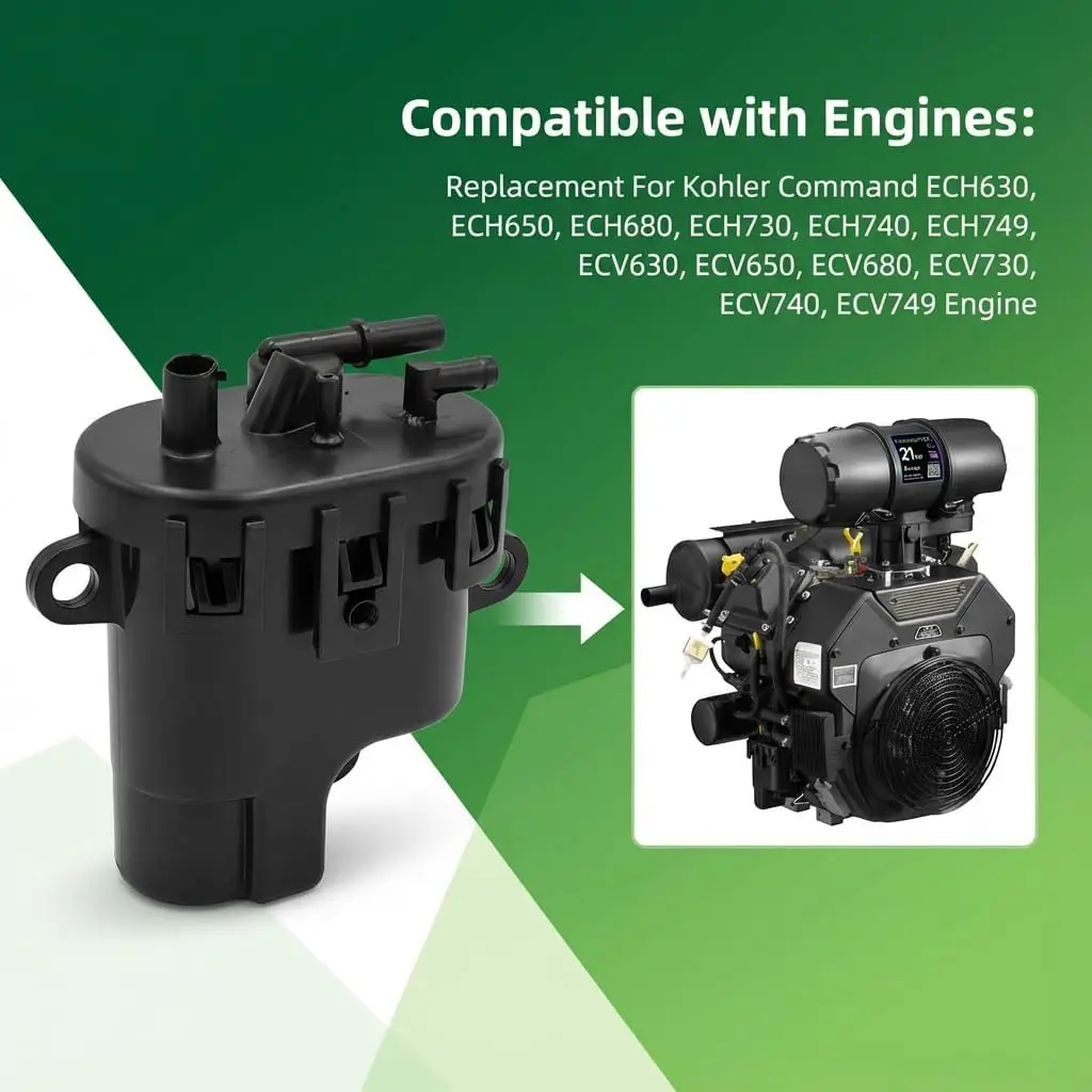 Fuel Pump for Kohler Lawnmower Generator 2539316-S 2539316 2539314 with Fuel Filter, Fits all Command ECH ECV models