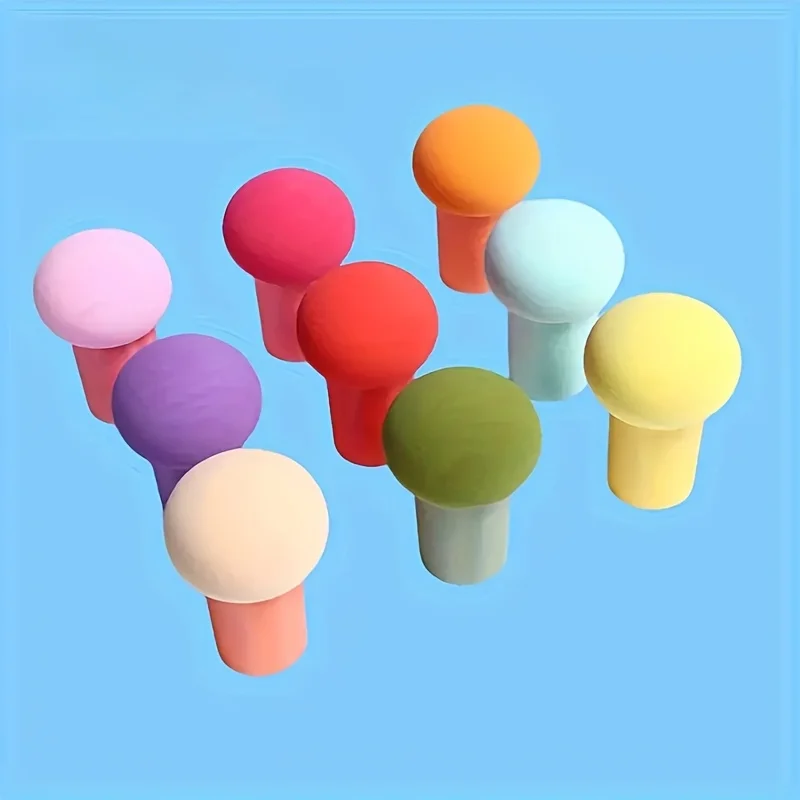 Juego de pinceles para plantilla de 3 piezas y esponja pachinko con mango de calabaza para manualidades, álbumes de recortes, fabricación de tarjetas y arte multimedia mixto