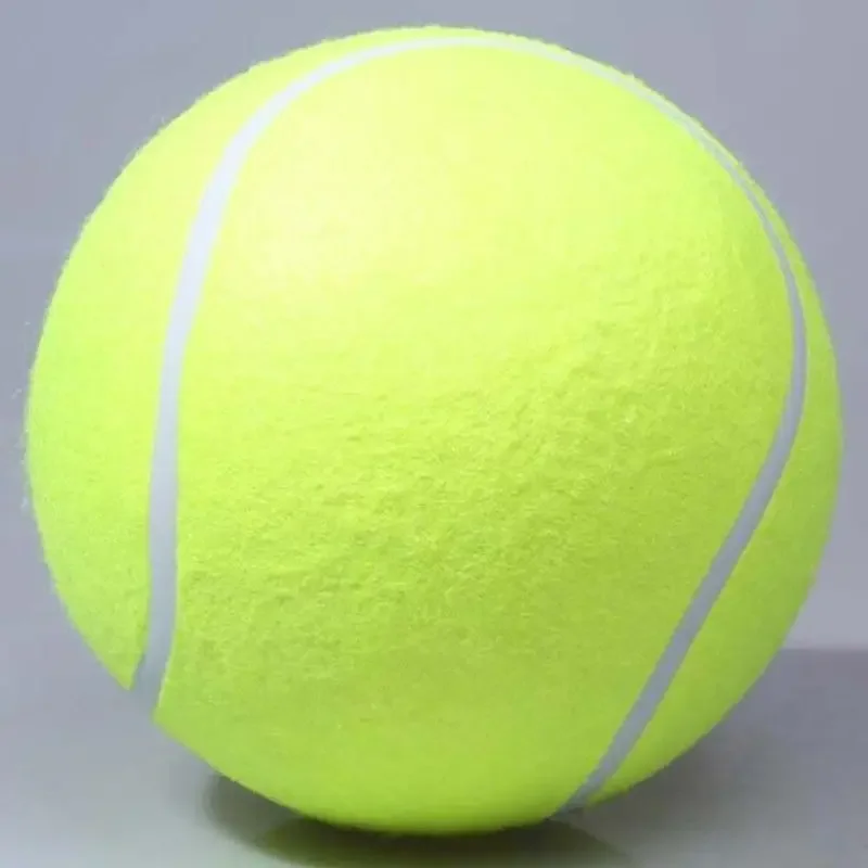 7/8/9,5 Zoll Hund Tennis Ball Riesen Haustier Spielzeug für Hund Kauen Spielzeug Unterschrift Mega Jumbo Kinder ball Training Liefert Dropship Plüsch – Detail 10