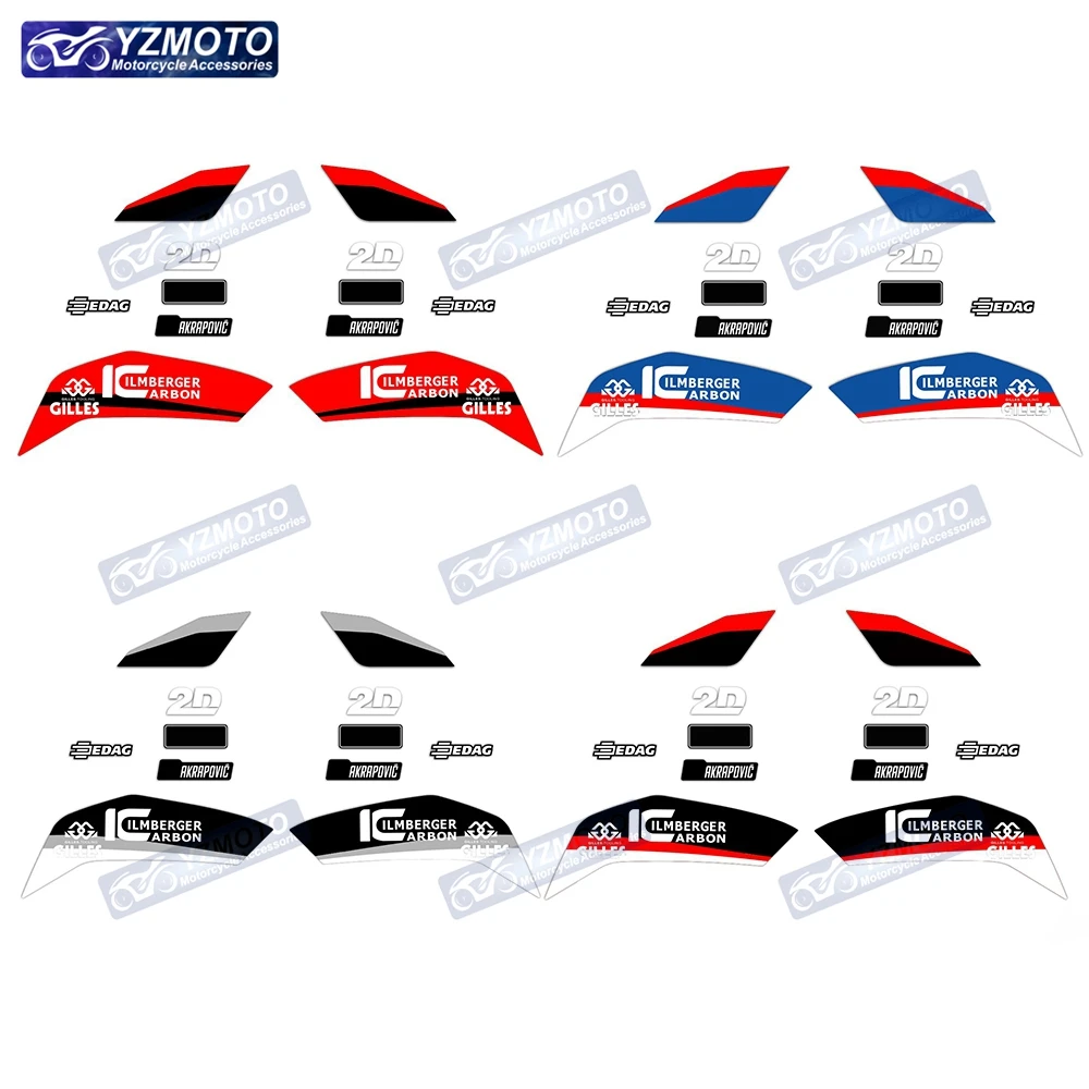 For BMW S1000RR M1000RR 2019 2020 2021 2022 Motorcycle Accessories Sticker Body Fairing Decoration Waterproof Decal Stickers Kit