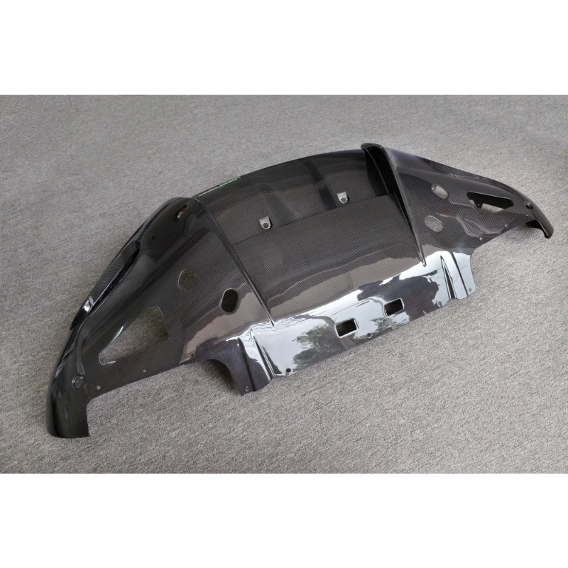 Car Rear Lip Upgrade Matching Style Dry Carbon Fiber Rear Diffuser Rear Bumper Lip Roma