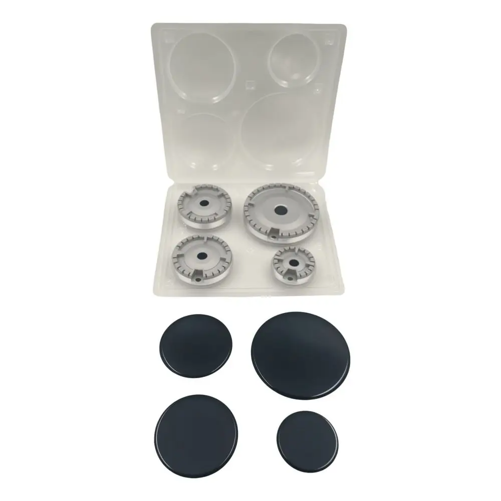 High Efficiency Gas Stove Burner Cap Aluminum Alloy Cooker Replacements Durable Heat Resistant Kitchen Stove Fire Plate