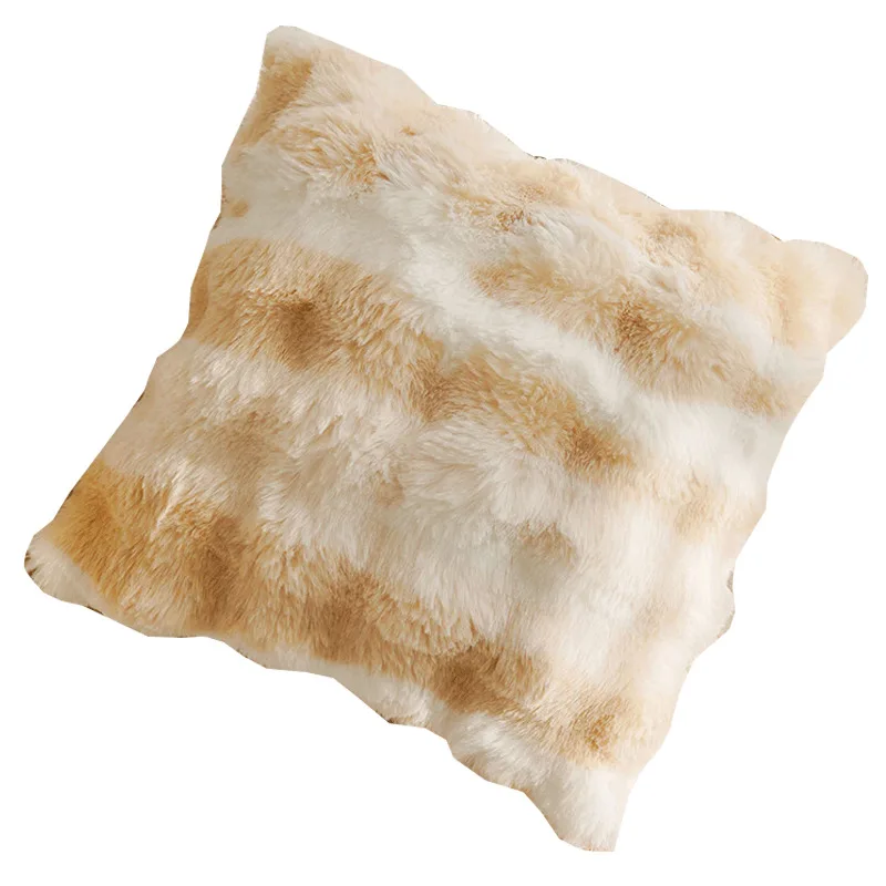 30x50/45x45cm Maillard Brown Throw Pillow Cover Retro French Light Luxury Cushion Cover Living Room Sofa Pillow Case Home Decor