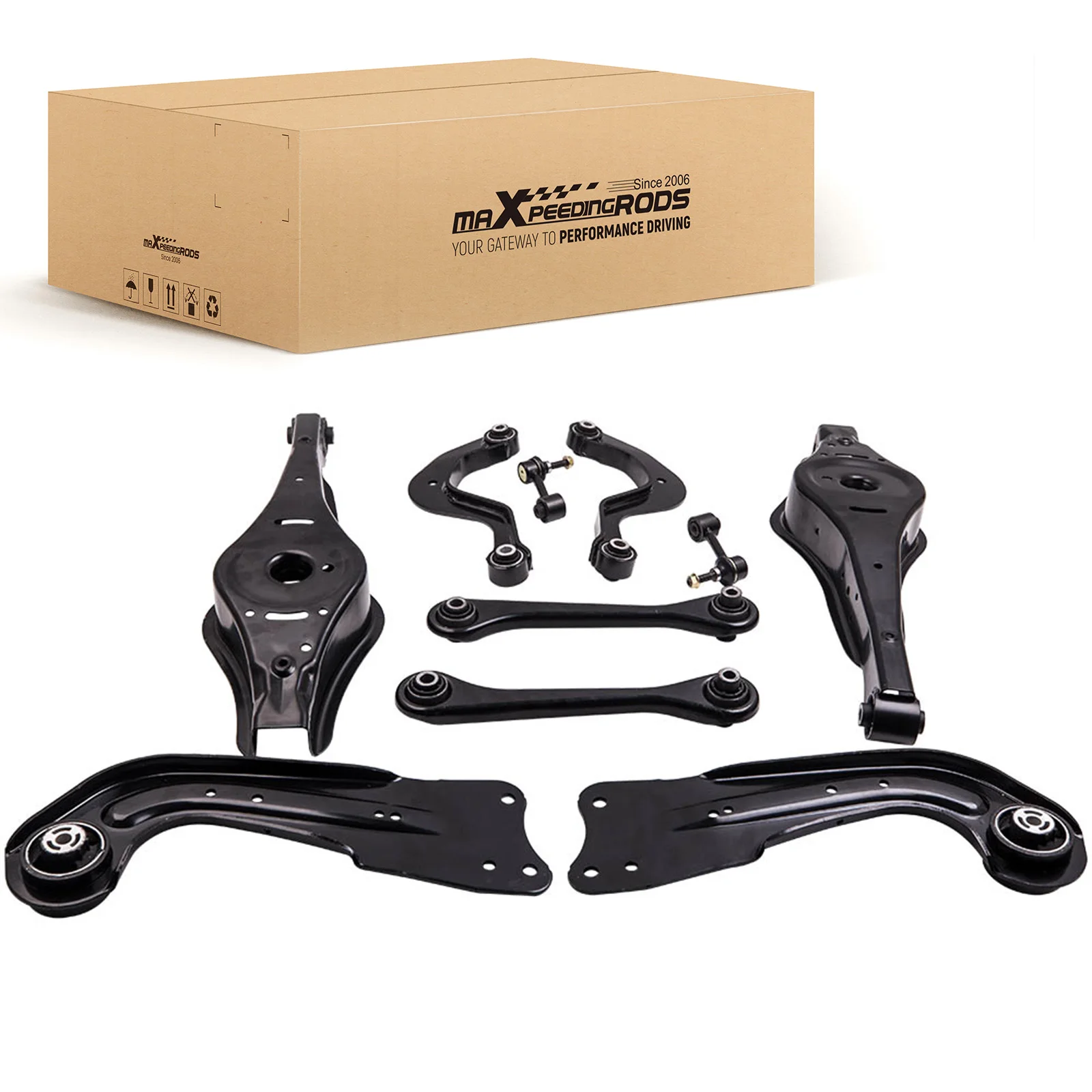 Rear Left Right Wishbone Control Arm Set For VW Golf 5 1K1 Golf 6 5K1 Jetta III