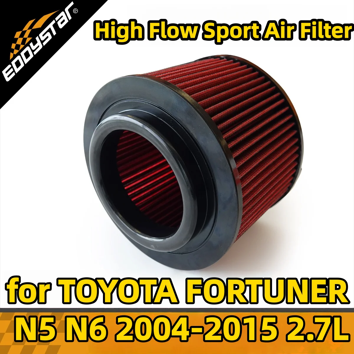 

High Flow Sport Air Filter for TOYOTA FORTUNER N5 N6 2004-2015 2.7L TGN61 Washable Racing Intake Filters