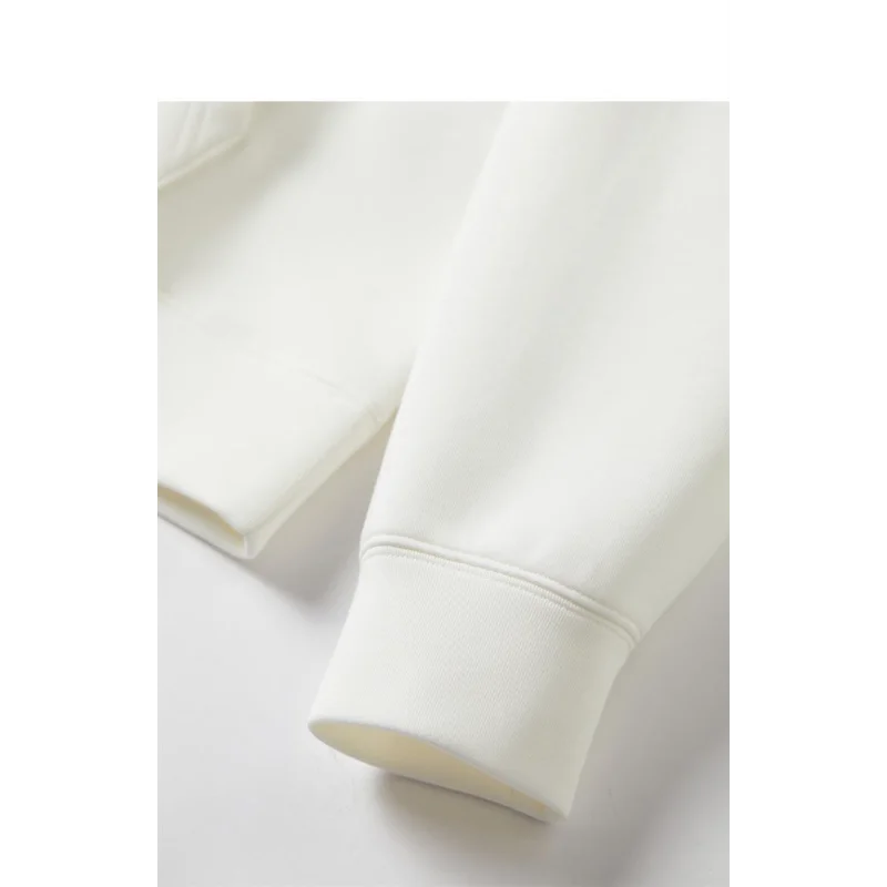 레트로 하프 집업 긴팔 스웨트셔츠 여성용 신상 패치워크 포켓 심플 후드 루즈 탑