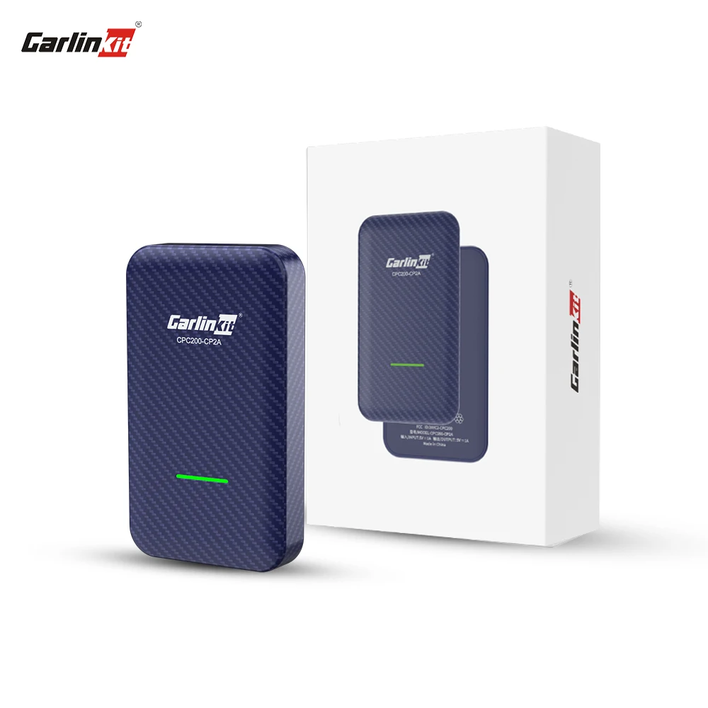 CarlinKit 4.0 Wireless Adapter Compatible with All Factory CarPlay Cars CP2A-U2W-Plus Newest Version More Faster Tesla Electric