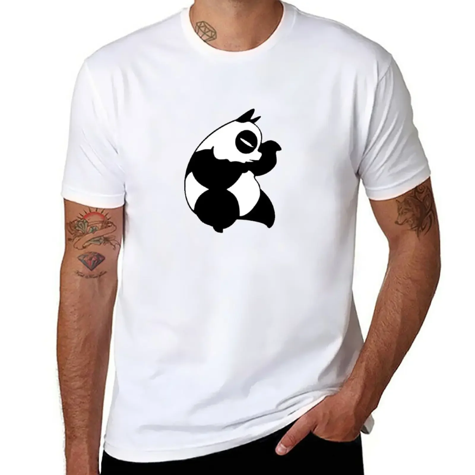 New Ranma 1/2 Panda T-Shirt oversized t shirts anime new edition t shirt T-shirt for a boy big and tall t shirts for men