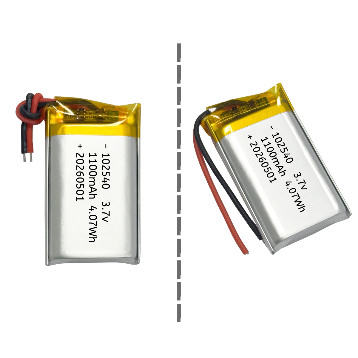 1100mAh 102540 Lithium battery +PCB Protection Board for Gps Locator Bluetooth earphones Equipment Rechargeable Cell 602540