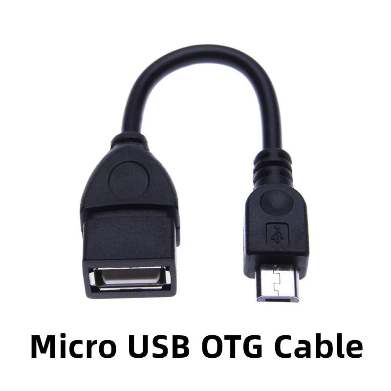 

Micro USB 5Pin Male to USB A 2.0 Female Adapter On-The-Go(OTG) Converter Cable for Android Cellphone Tablet for Mouse Keyboard