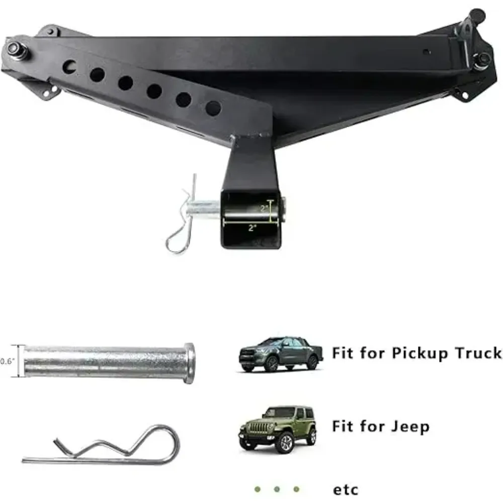 حامل أرجوحة معدني مع سرير المظلة لشاحنة بيك اب سهلة التجميع بسعة 300 كجم #2