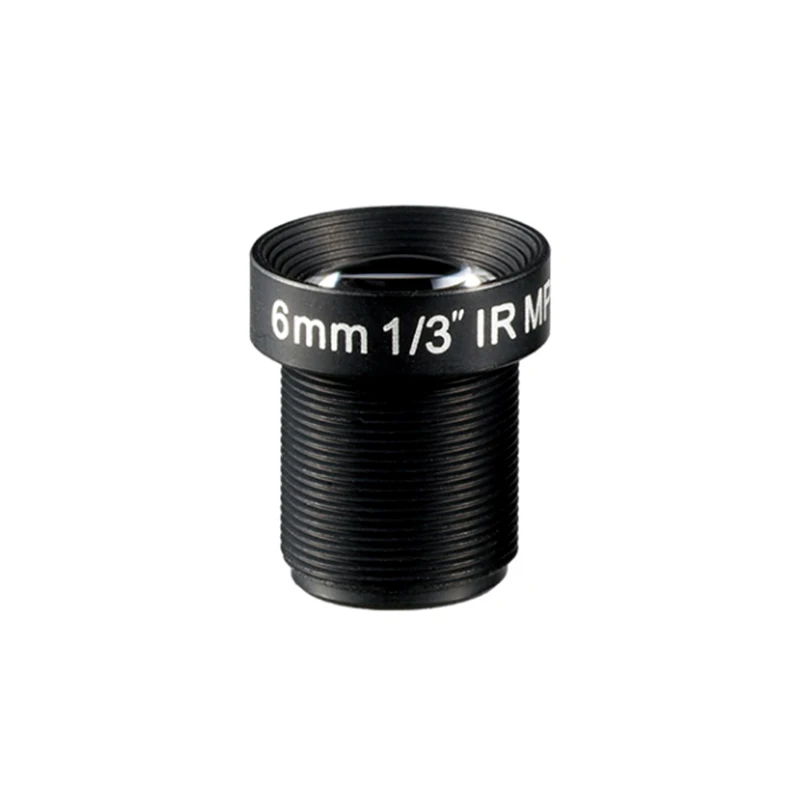 

1/3" 6mm M12 No Distortion Lens F2.0 S-Mount Board Lens 5MP HD CCTV Lens For CCTV IP Security Network Camera SL-0031