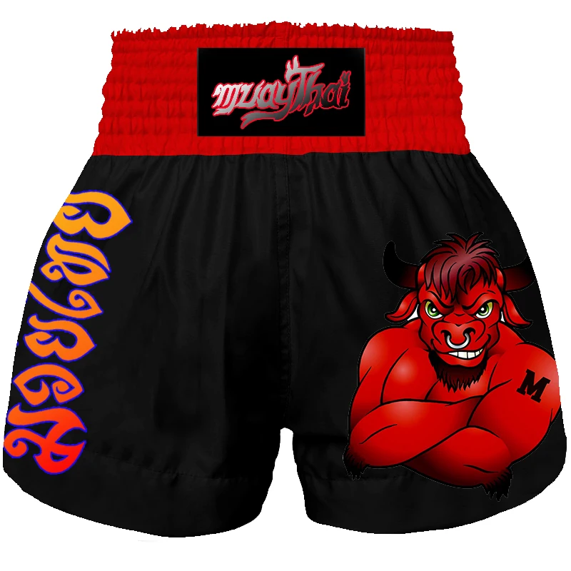 Boys and girls boxing shorts Children's Muay Thai mixed martial arts kickboxing combat shorts Fitness Brazilian jiu-jitsu shorts