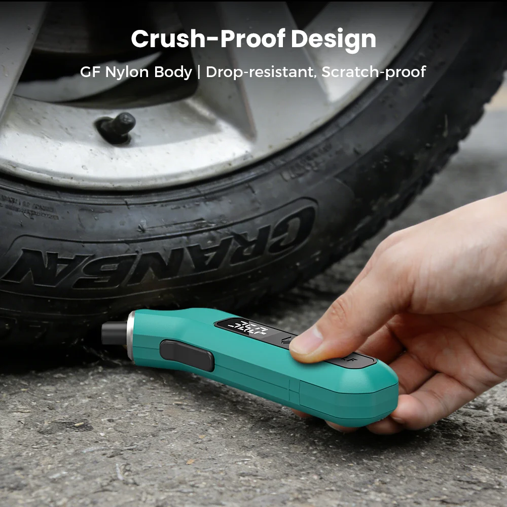 ETENWOLF T300 Digital Tire Pressure Gauge 3-200 PSI  Calibrated to ANSI B40.7 Grade 2A Industrial Tire Gauge 3A Batteries