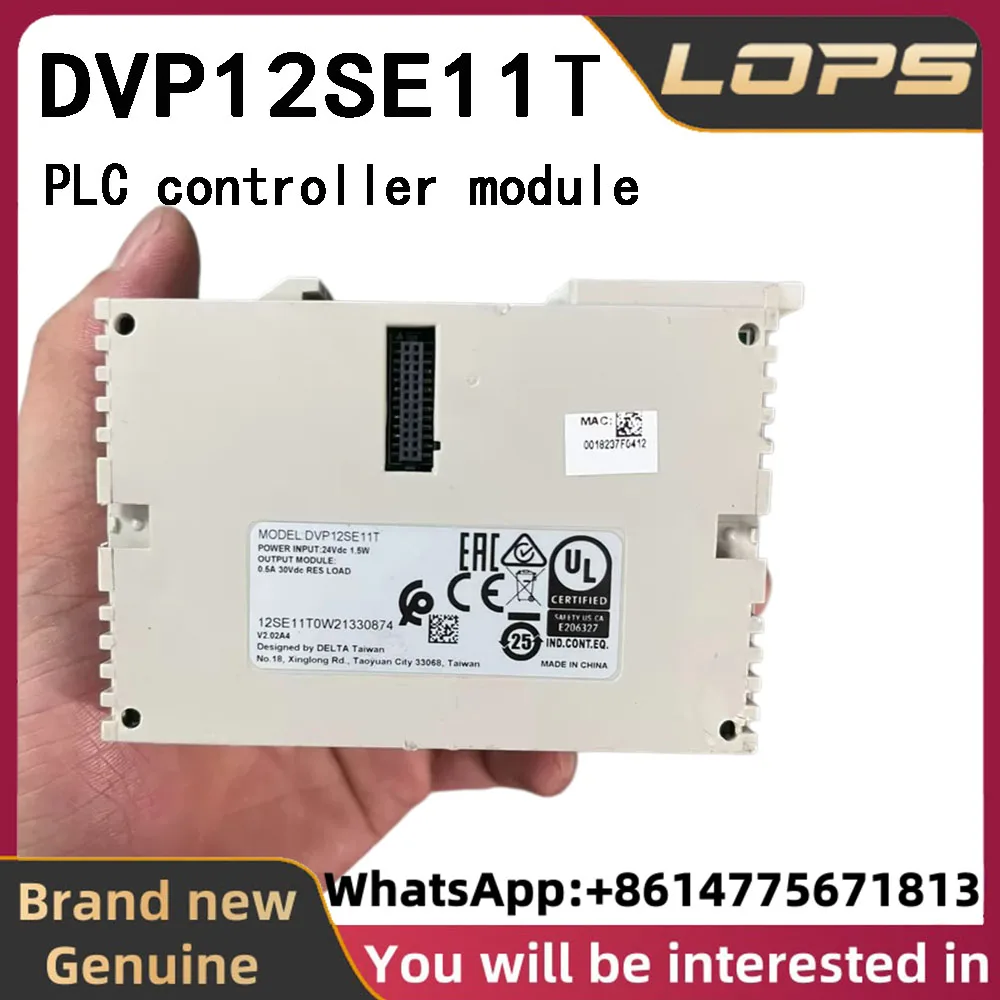 DVP12SE11T brand new original Delta PLC controller module with Ethernet interface in stock, welcome to inquire.