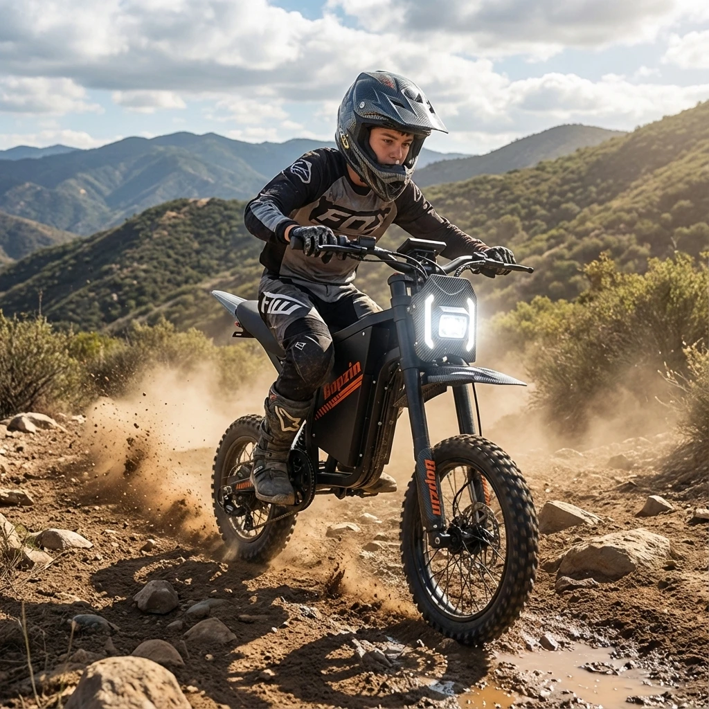 

Электрический фэтбайк 60В 23Ач для детей и подростков 12-14 лет, модель Stealth Bomber, производство Китай