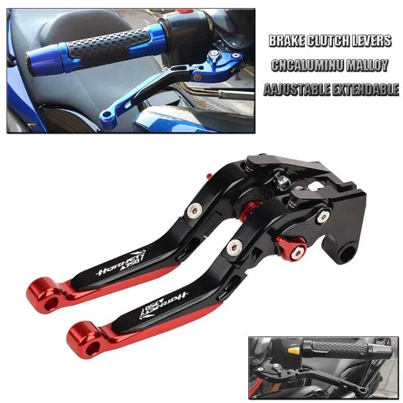For HONDA CB750 CB 750 HORNET cb750 CB750 HORNET 2023 2024 Motorcycle Adjustable Brake Clutch Levers Handle bar Handlebar grips