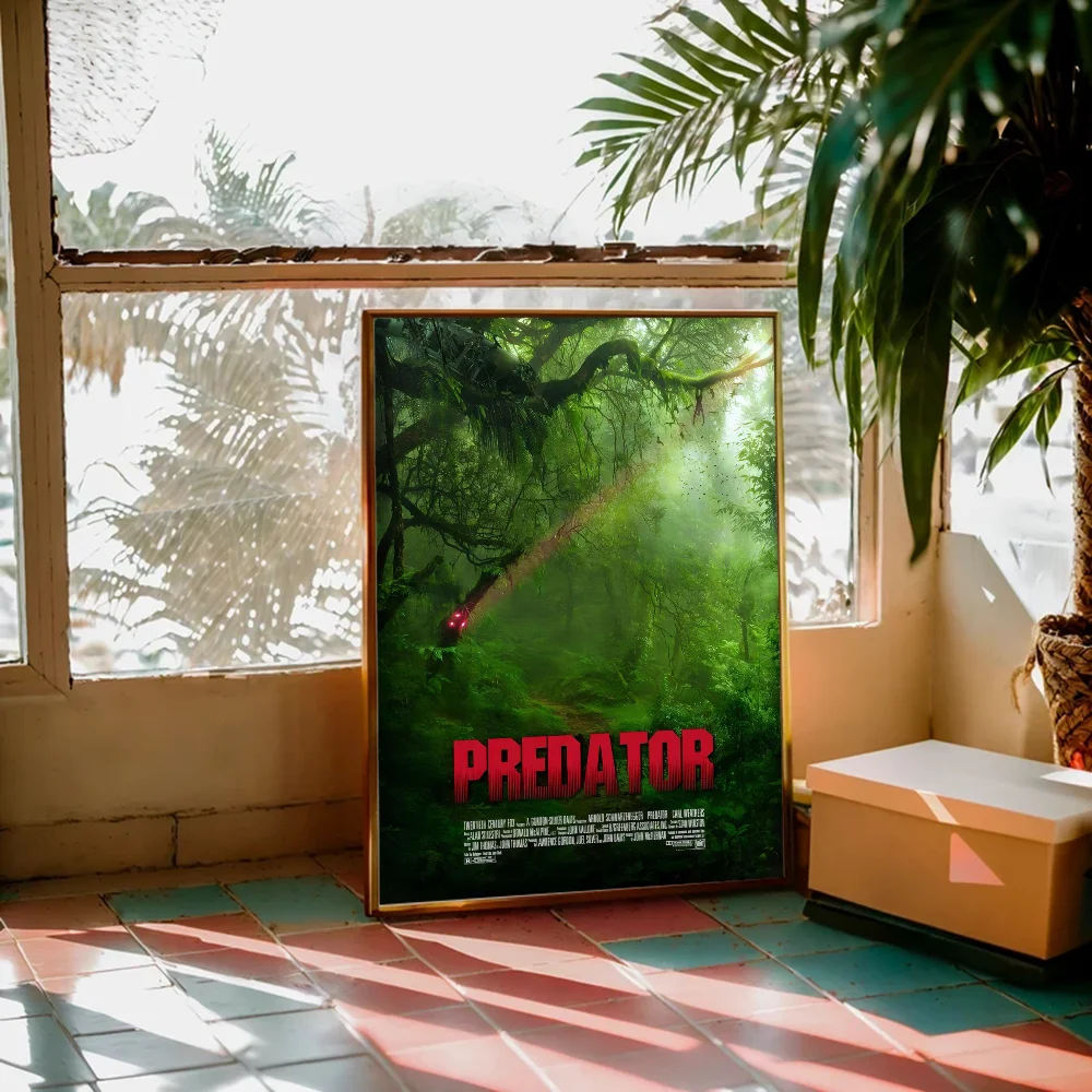 ملصق ورقة عمل المفترس ، ملصق ورقي مقاوم للماء ، لوحة جدارية فنية جمالية ، بار المقهى