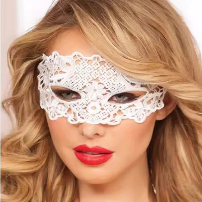 Sexy Masks for Women Masquerade Party Mask Cosplay Princess Hollow Interesting Lace Adult Half Face Female Woman Event Festive