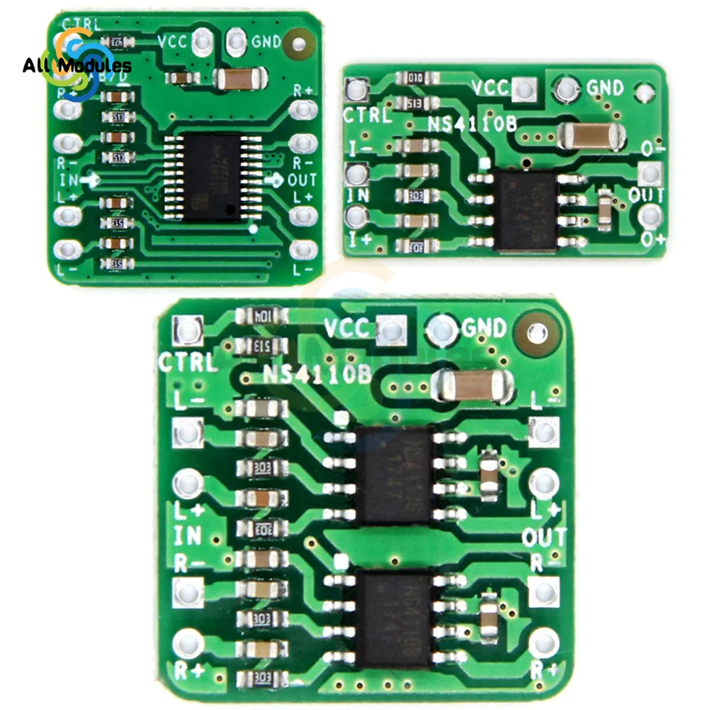 Różnicowa płyta wzmacniacza zasilania 18W 2x18W 2x10W cyfrowy wzmacniacz klasy D/AB moc dźwięku HT8696/7 NS4110B moduł wzmacniacza