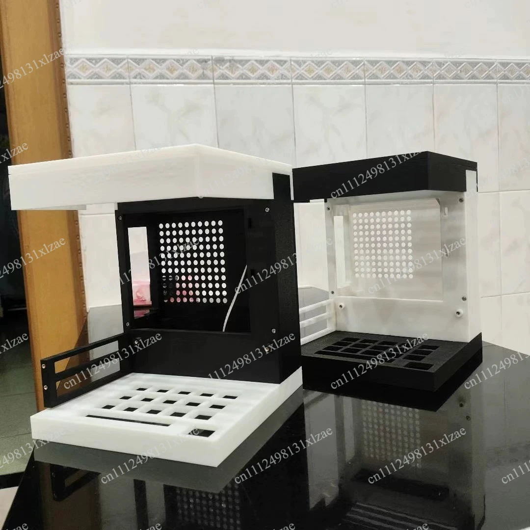 Desktop sea view room computer chassis for 17X17/17X19 main board SFX power supply