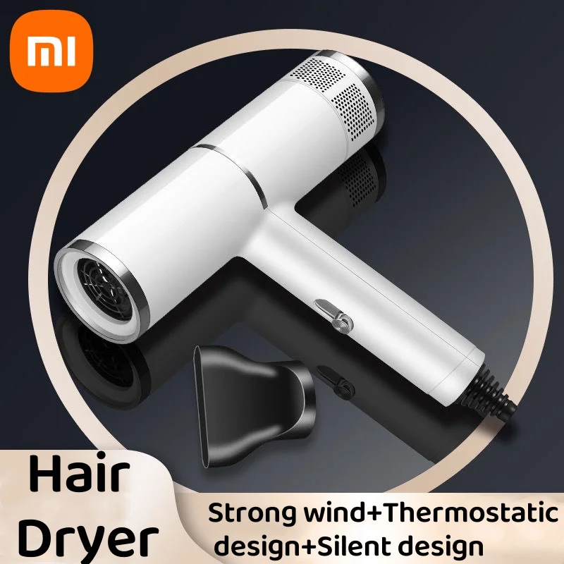 Xiaomi Negative Ionic Hair Dryer Professional High-speed Electricturbine Drier Constant Temperature Quick Drying Hair New 2025