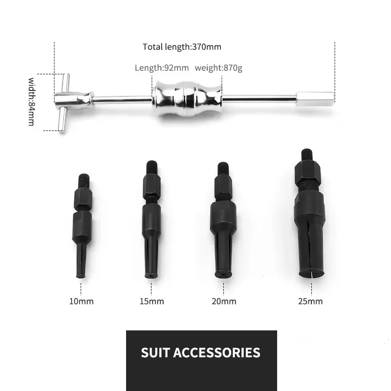 5 pieces of disassembly tool kit, automotive diagnostic tool, bearing disassembly tool kit, bearing puller kit, bearing
