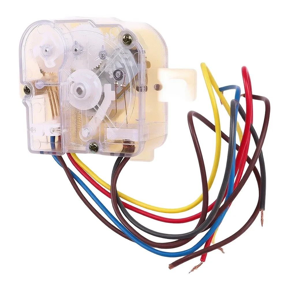 6.8*5.6*5.7cm Twin Tub Timer 180 Degree Rotation Timer Control Plastic Knob Compact Dimensions Semi-automatic Design