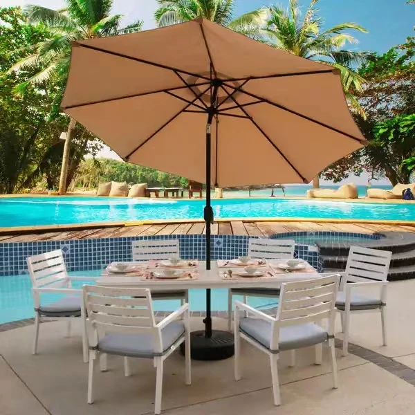 Parasol pliant pour meubles d'hôtel, piscine, Patio extérieur, jardin, plage