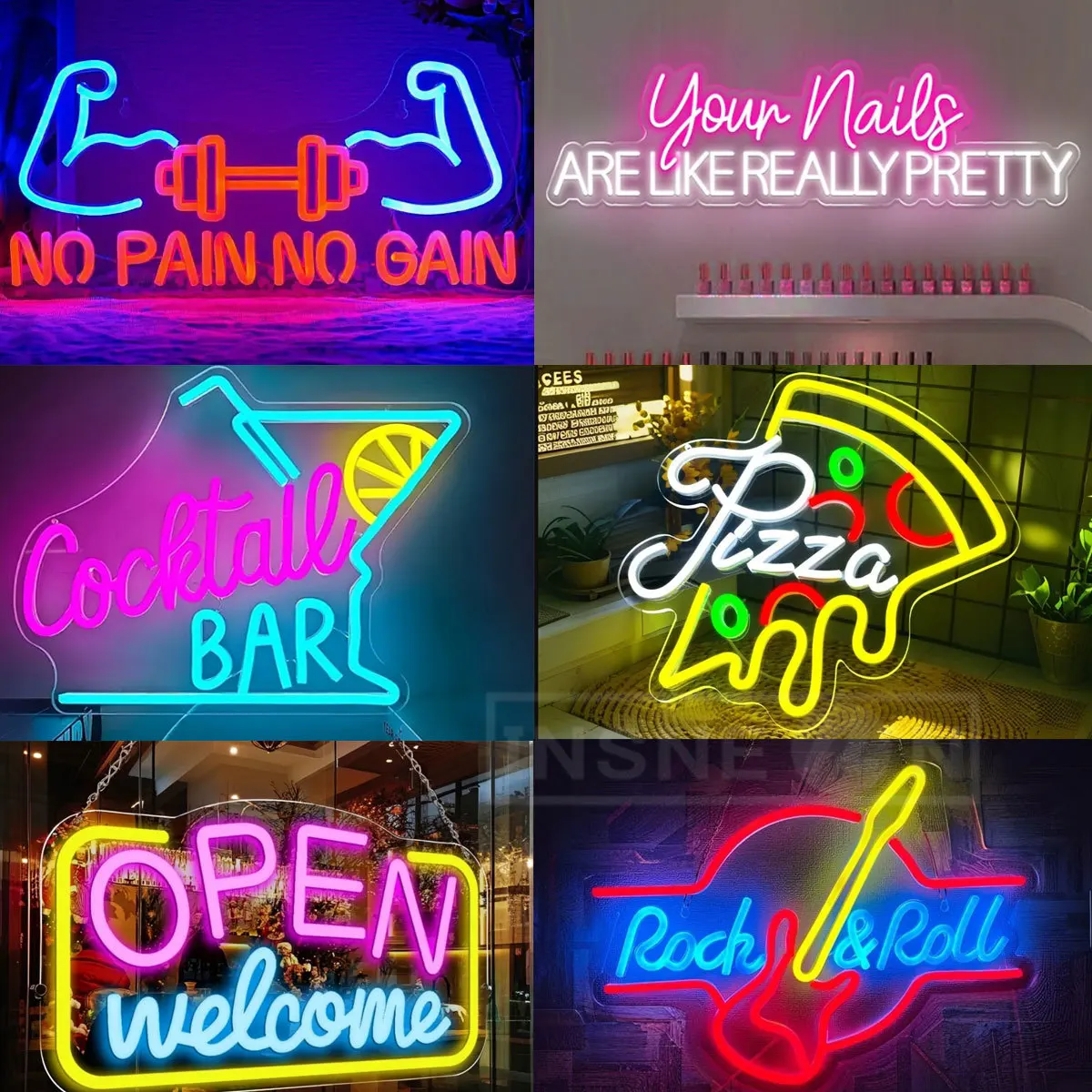 Custom Neon Sign Room Decor Business Logo Barber Bar Party Café Shop 3D Acrylic Signs Beauty Salon Studio Birthday LED Lights