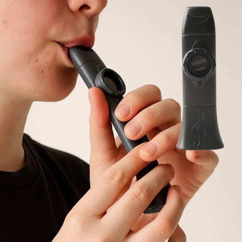 

Gift Adjustable Tone Kazoo Instrument Plastic Colorful Wind Instrument Durable Professional Single Hole Kazoo Music Classes