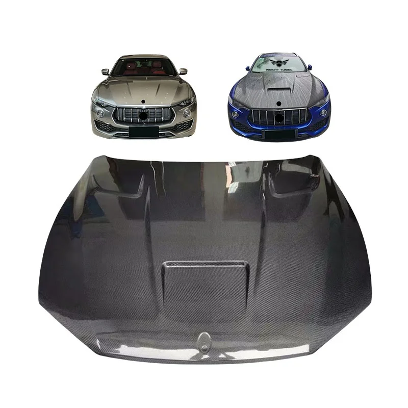

Высококачественные внешние аксессуары из влажного углеродного волокна, капот двигателя для Maserati Levante, обновление капота в стиле MSY