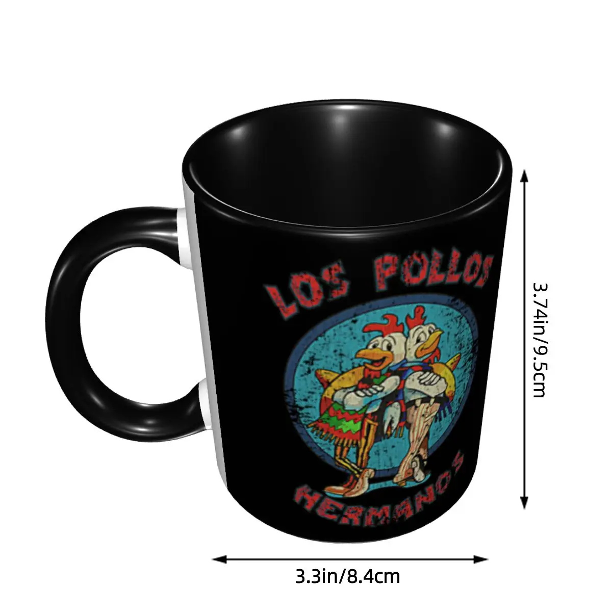 Los Pollos Hermanos Mug Personalized Breaking Chicken Brothers Bad   Ceramic Coffee Mug Cup Creative Gift