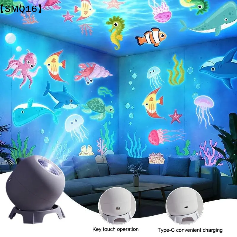 projetor-de-luz-led-oceano-360-°-luz-noturna-dinamica-rotativa-alimentada-por-usb-lampada-ambiente-decorativa-para-sala-de-estar-e-jogos【smq】