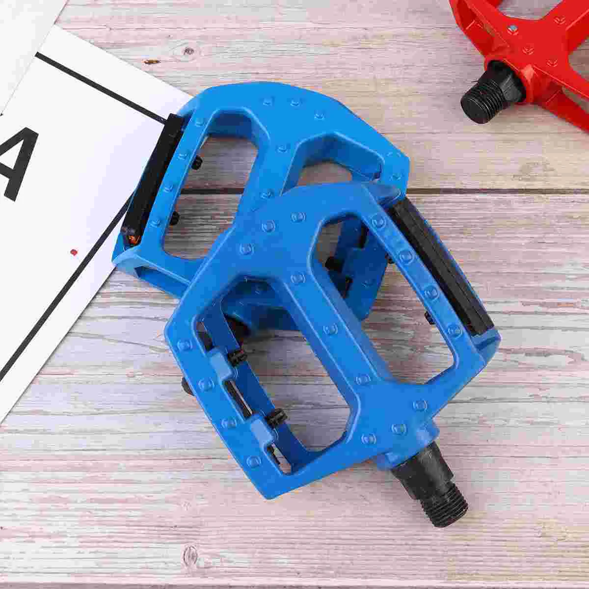 Rudder Pedals Non-slip Bicycle Folding Bike Parts Accessories Aluminium Alloy Metal Tire Travel