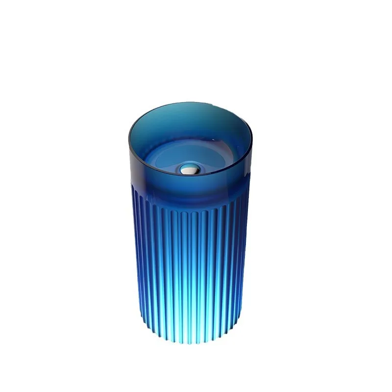 

Bathroom creative pillar basin color simple wash basin art corner outdoor balcony floor