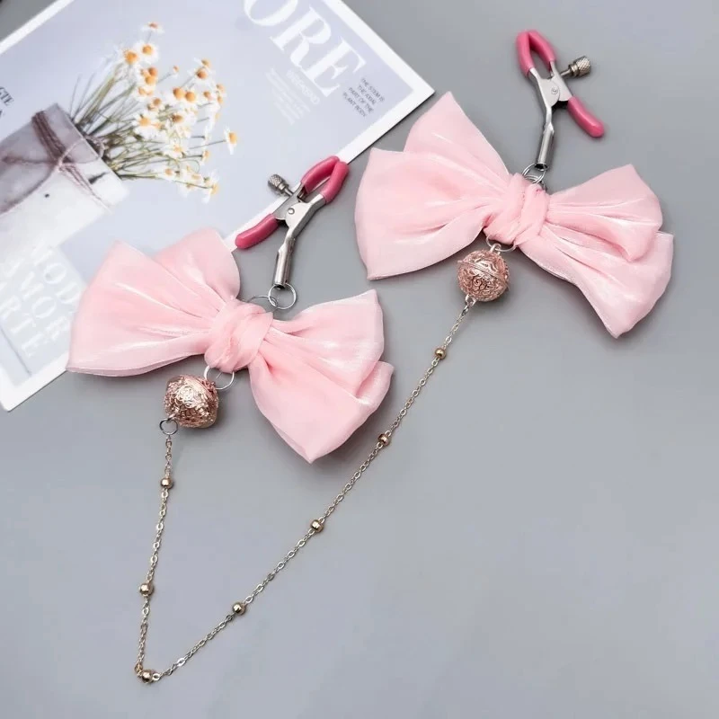 Nipple Breast Clamps With Bell Ring Sex Anal Plug Woman Necklace Vaginal Clamp Sexy Nipple Clip Breast Bell Adult Couple Sex Toy - view 5