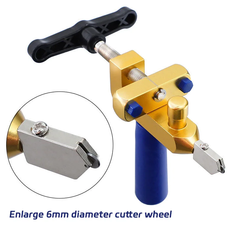 2in1 One piece Glass Ceramic Tile Cutter with Knife Wheel Diamond Roller Cutter Cutting Machine Opener Breaker Tools Accessories