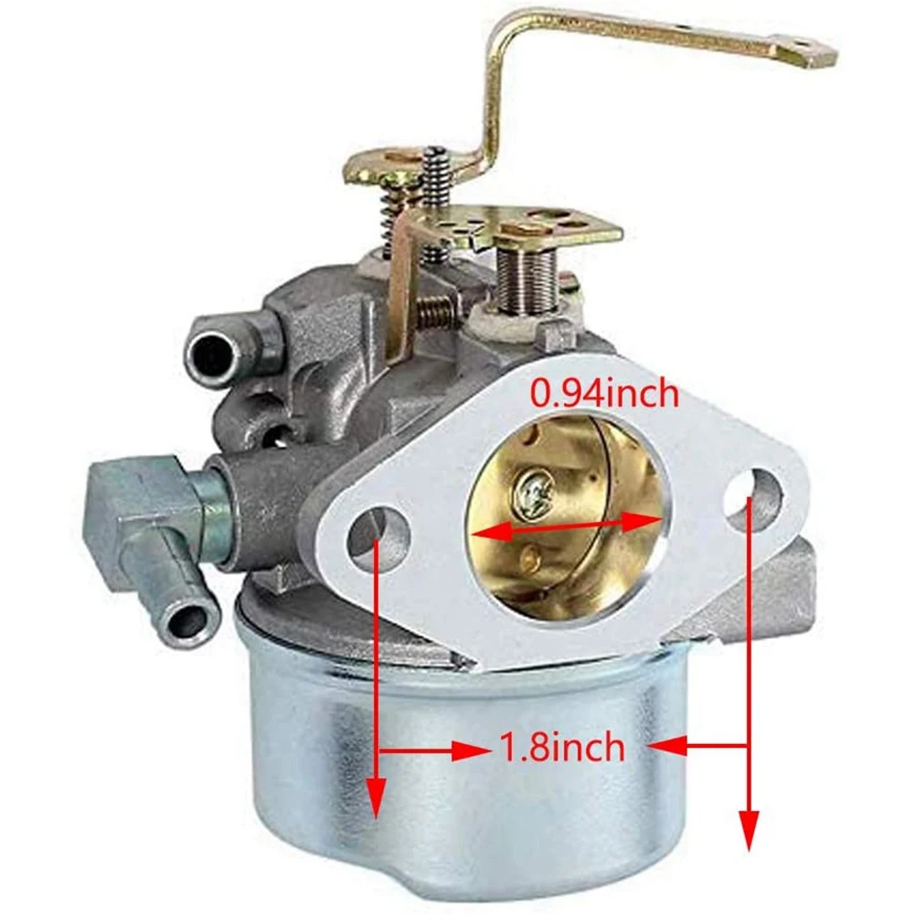 

A20F-640152 Carburetor Kit For Tecumseh 640152A 640023 640051 640140 640260B HM80 HM90 HM100 8Hp -10Hp Tecumseh Engine