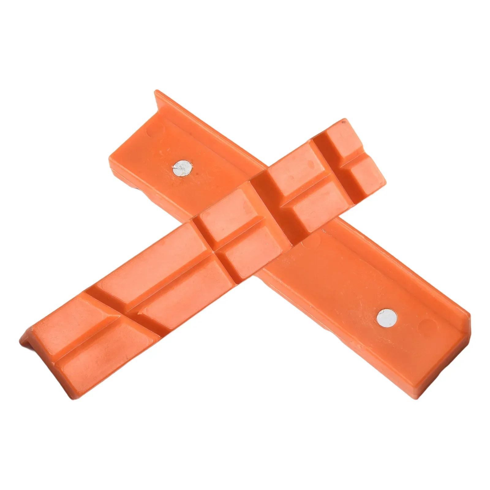 2pcs Multi-Grooved Magnetics Vise Pads Covers 6 Inch Softs Vise Jaw Pads Nylon Protection Strip For Metal Vise Soft Machine Tool